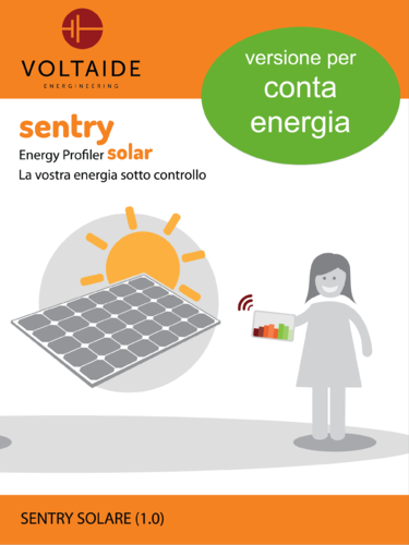 SENTRY Solare (v. per conta energia) + 6 mesi di hosting e trasmissione dati